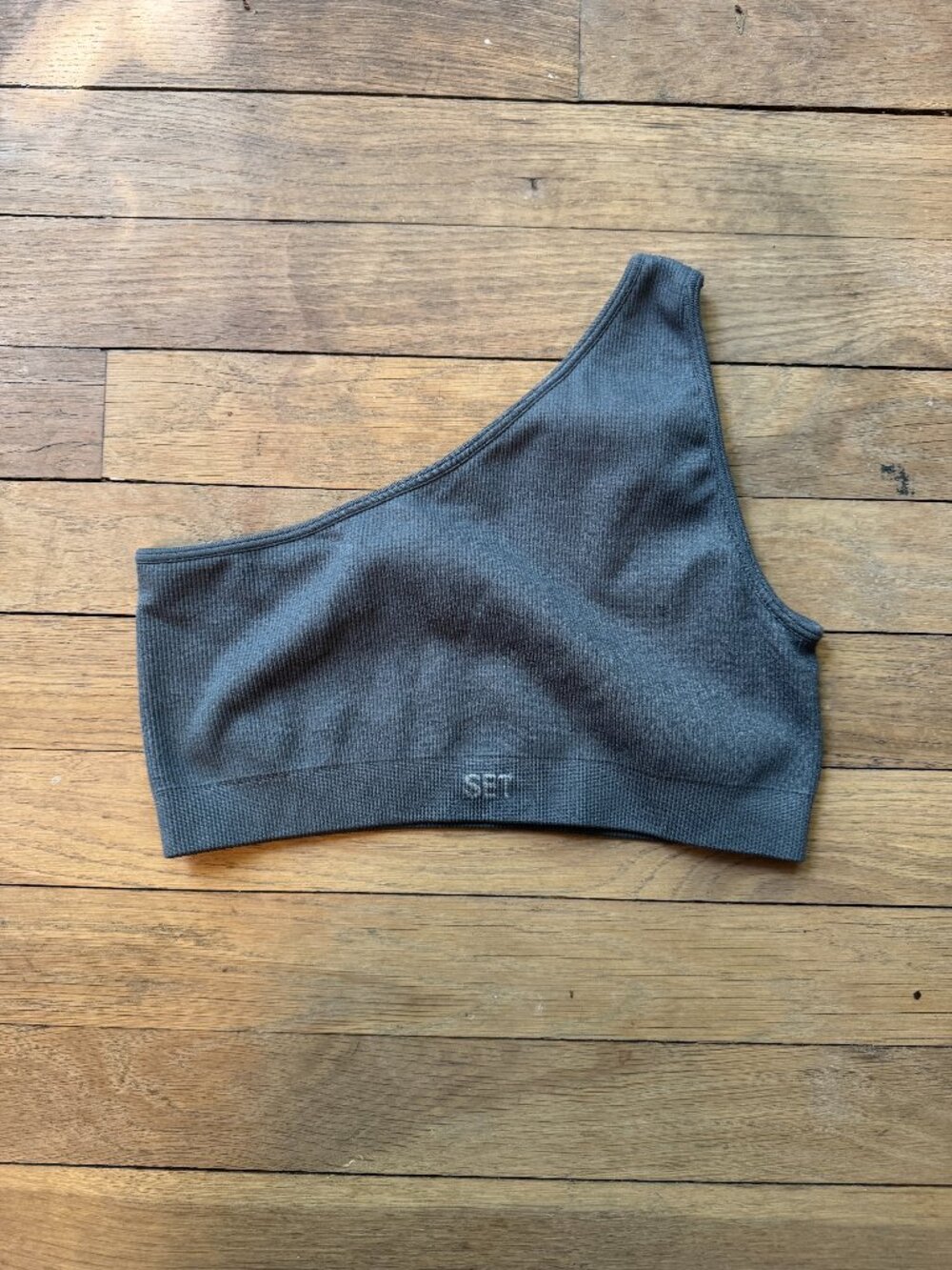 SET ACTIVE SCULPTFLEX ONE SHOULDER SPORTS BRA